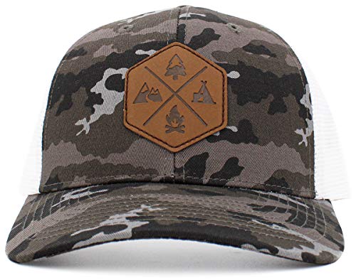 Image of KBETHOS Men's Women's Explore The Outdoors Mountains Scenery Unisex Trucker Baseball Cap