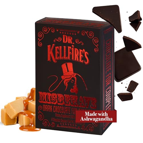 Dr. KellFire Misbehave Dark Chocolate for Couples with Maca, Fenugreek, and Ashwagandha for...