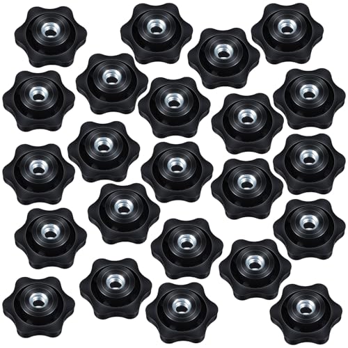 guduling 30-Pack 1/4-20 Star Knob,1/4