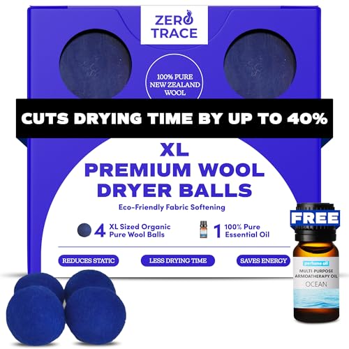 Zero Trace Wool Dryer Balls - Dryer Balls Laundry Reusable