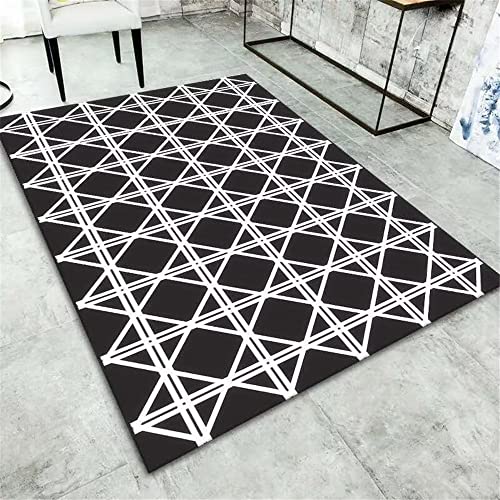 Tapis de sol gamer et bureau gris à rayures géométriques - 2