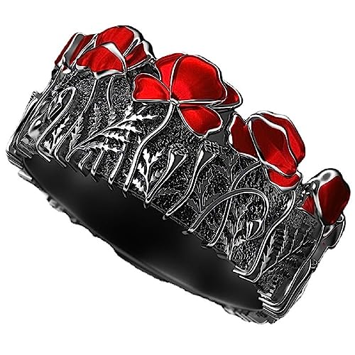 Bague trèfle en argent sterling sculpté main style vintage délicat