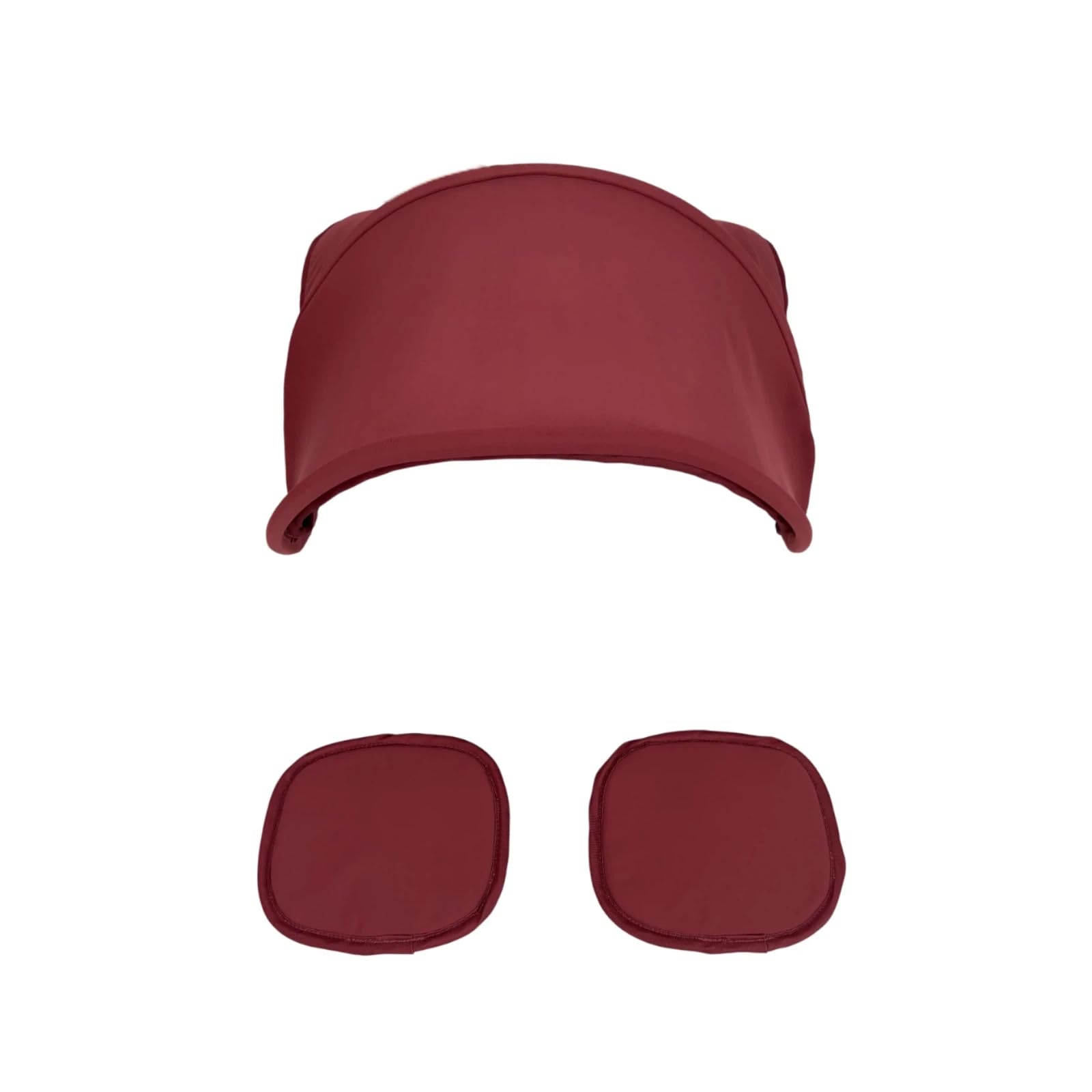 Replacement Canopy Cover Compatible with Doona+ Stroller & Car Seat, 3-Piece Set, Cherry Red