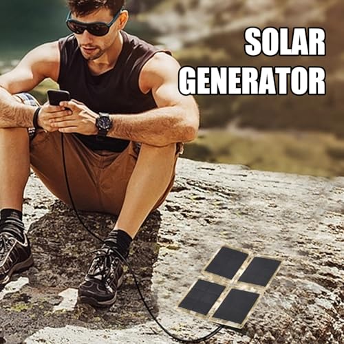 Panel de carga solar portátil de alta eficiencia y diseño plegable multifuncional 3