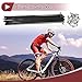 REPAIROCK 20 Set 12G Bicycle Spokes 200mm Bike Wheel Spokes Carbon Steel Black