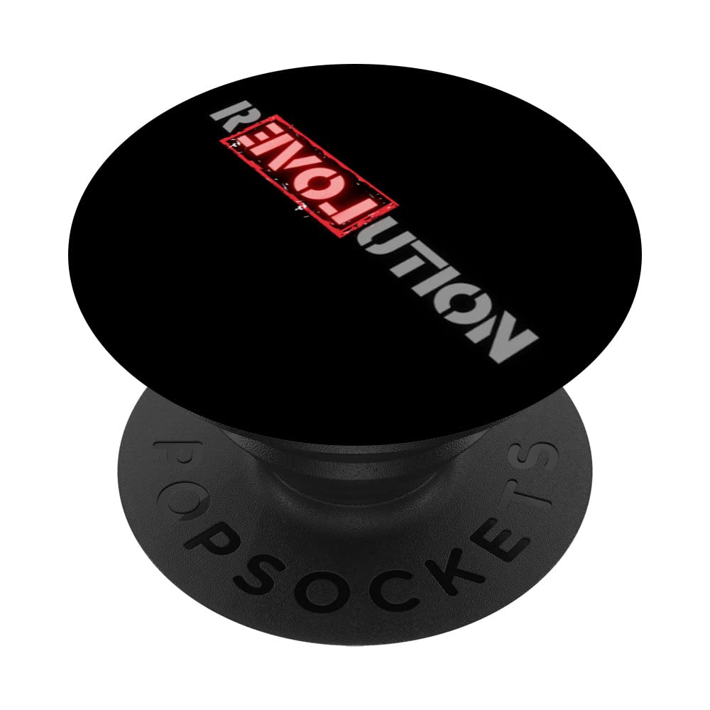 Ron Paul Revolution LOVE Stencil 2008 2012 Diagonal Graphic PopSockets Swappable PopGrip