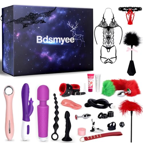 BDSMYEE Erotische Adventskalender 2025 mit 24 Sex Spielzeug für Paare Deluxe Erotischer Weihnachtskalender Sexspielzeug Set Sex Geschenke für Paare extrem (24 in 1)
