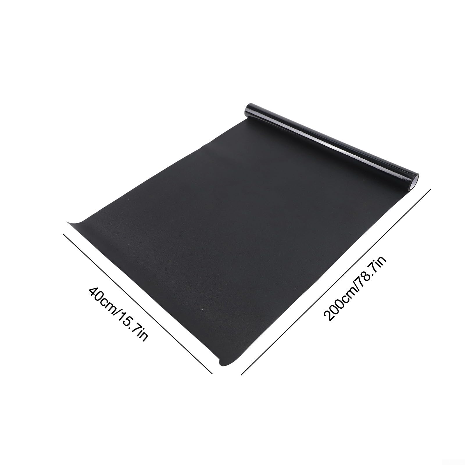 Sfondo nero per acquario aderente per acquario, carta da parati statica in PVC per evidenziare pesci e piante, decorazione resistente all'acqua, facile da pulire (40 x 200 cm)