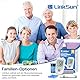 LinkSun G-425-1 Blutzuckermessgerät, Zuckermessgerät mit 50 Teststreifen, 50 Lanzetten, 1 Stechhilfe, 1 Glucose-Kontrolllösung mit Automatischer Zeit/Datum-Anzeige & Codierungsfrei, mmol/L