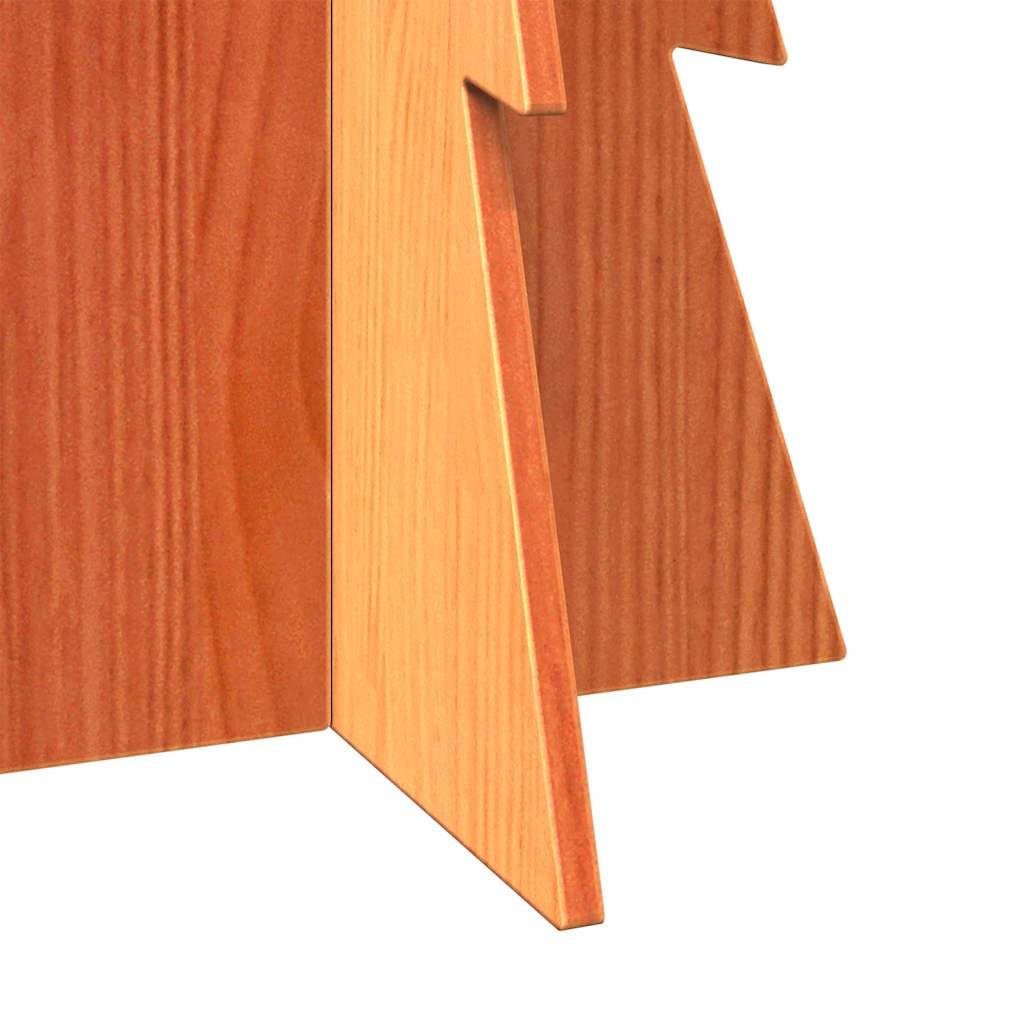 Árbol de Navidad de Madera Maciza 112 cm