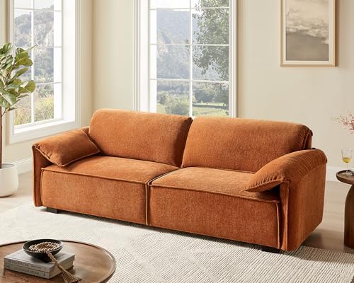 VANOMi 92.9" Sofa Couch for Living Room, Modern Comfy 3-Seater Cl...