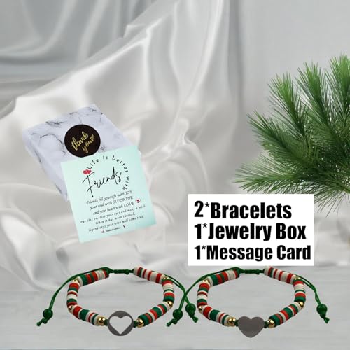 Image of KIDZVEFUN Mother Daughter Bracelets, Matching Bracelets for Mommy Daughter Son Friend Ship Christmas Day Presents Touch Permanent Gift Mother's Day