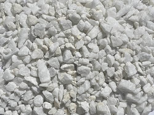 White Pea Gravel, 40 lbs, Decorative Landscape Stone for Garden
