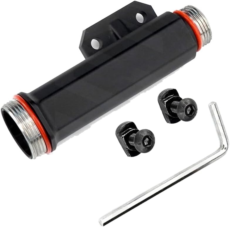 Aluminum Helmet Assembly Flashlight Body M&K System Mount Adapter for Surefire M300 M600 Series/OKW PLHV2 Series Scout Torch Light Accessories with Screw Hole, Long/Short