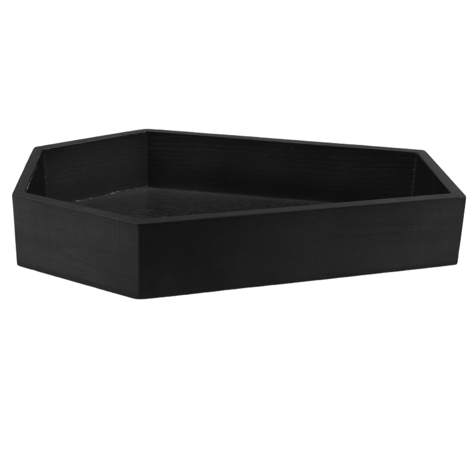 Bandeja de ataúd de madera tallada para decoración gótica elegante