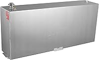 RDS 72118 90-Gallon Vertical Transfer Fuel Tank - Rust-Resistant Aluminum, 60x14x26" for Trucks & Auxiliary Fueling