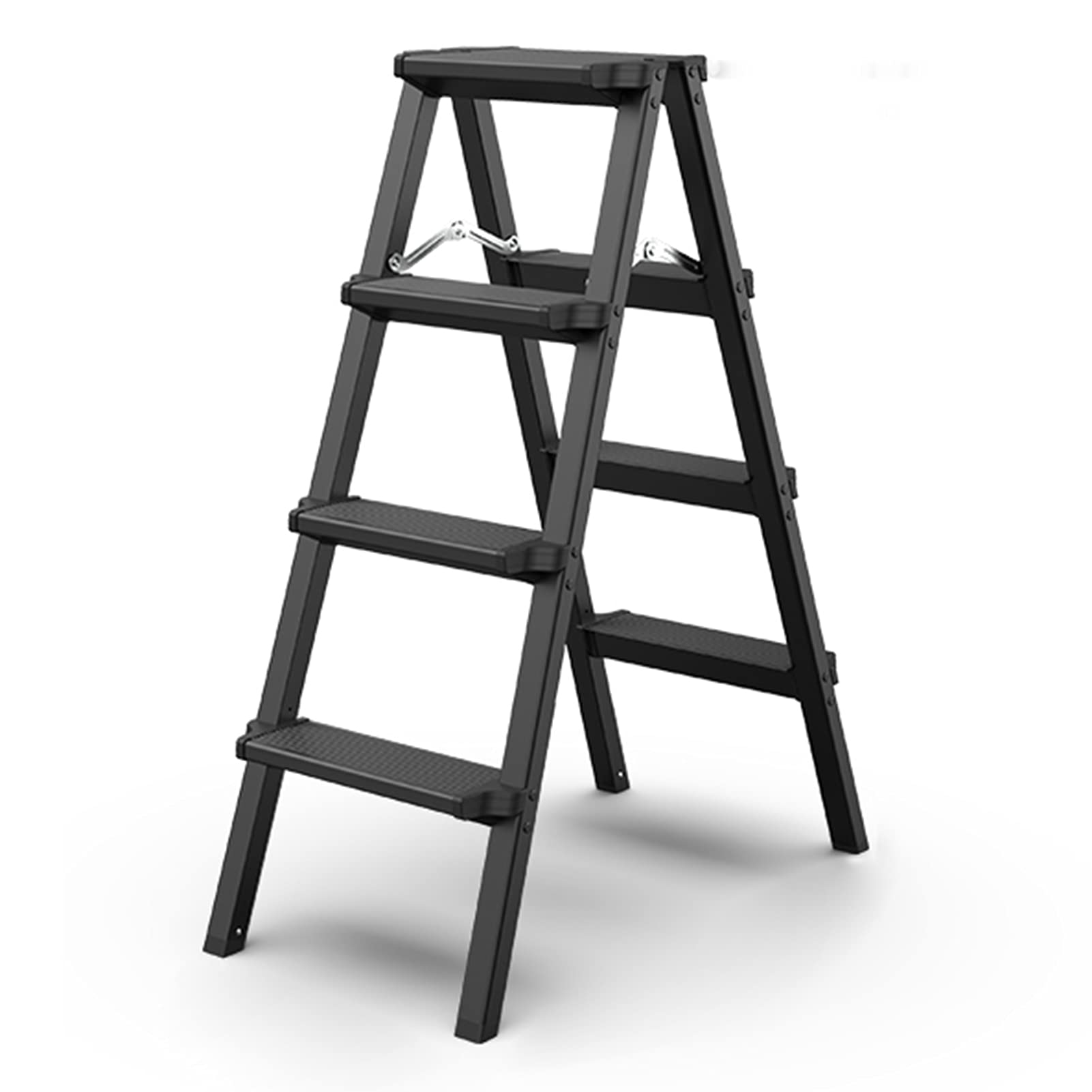 LUNEZY Holztritthocker 2-Stufen-Hocker für Kinder Holztritt-Kinderhocker mit Griffen für Badezimmer, Küche, Schlafzimmer, Spielzimmer und Wohnzimmer Maximale Belastung 150 kg