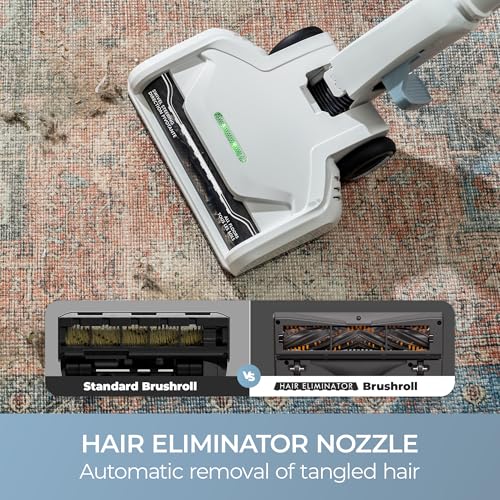 Image of Kenmore CS2015 200 Series Corded Stick Vacuum, Detachable Hand Vac with 2-Motor Powerful Suction, Hair Eliminator Nozzle, LED Headlight & Swivel Steering for Carpets, Bare Floors and Couches