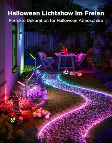 Govee Outdoor Neon LED Strip 10M, RGBIC LED Streifen, App Steuerung, IP67 – Ansicht 4