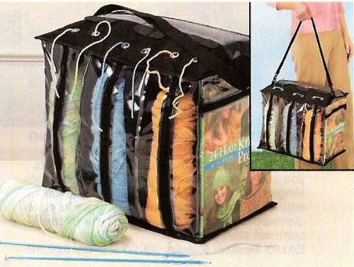 ZIPPERED YARN TOTE BAG BY JUMBL