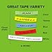 Dymo LetraTag LT-100H Label Maker Starter Kit | Handheld Label Printer Machine | with PlasticPaper & Clear Label Tape | Ideal for Office or Home