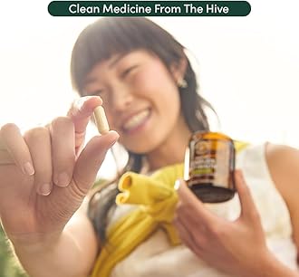 Complete Gut Health by Beekeeper's Naturals, 3-in-1 Prebiotic, Postbiotic, Probiotics for Digestive Health & Bloating Relief for Women & Men, Propolis Powered, Gluten-Free Vegan Capsules, 60ct