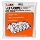 U-Haul Moving & Storage Sofa Cover (Fits Sofas up to 8' Long) - Water Resistant Plastic Sheet Couch...