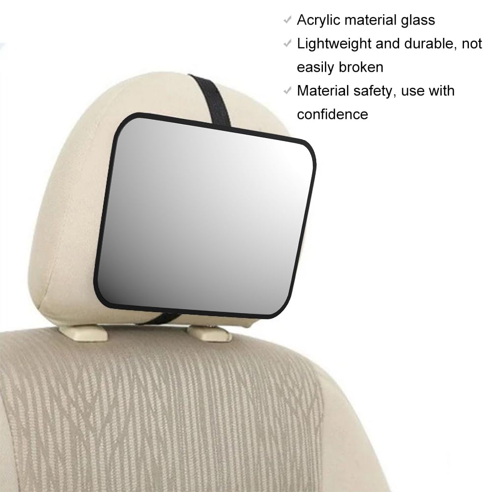 Car Mirror Baby Rear View, Baby Car Mirror, Mirror for Car Back Seat Anti-dropout Rear View Mirror for All Car Seats - Image 3