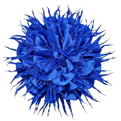 Broche en forme de fleur avec picots sûrs pour fixer un châle sans l'abîmer