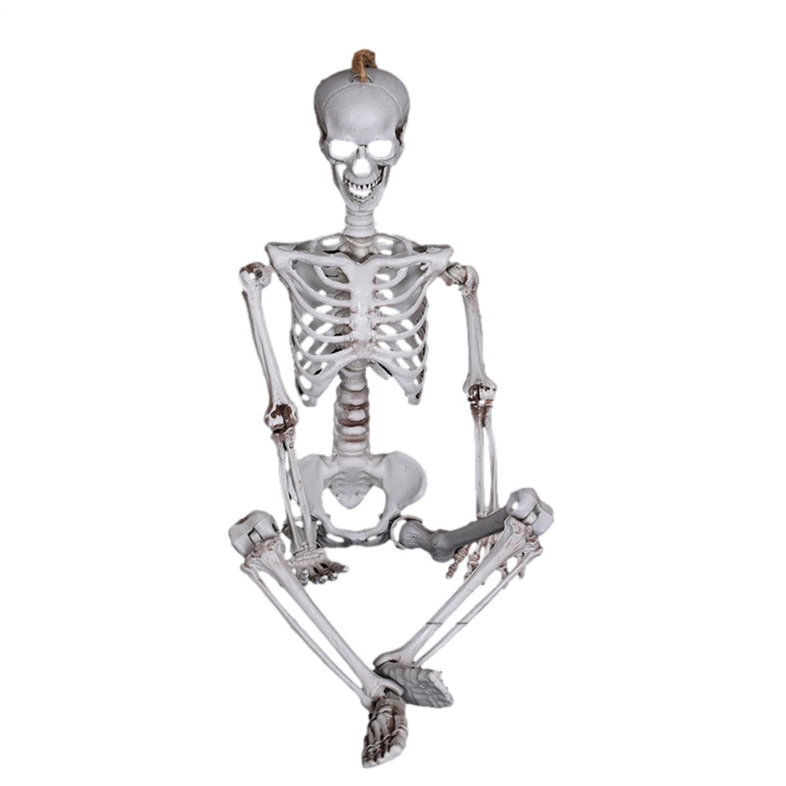 Figura Esqueleto Halloween Decoración Espeluznante de Tamaño Completo con