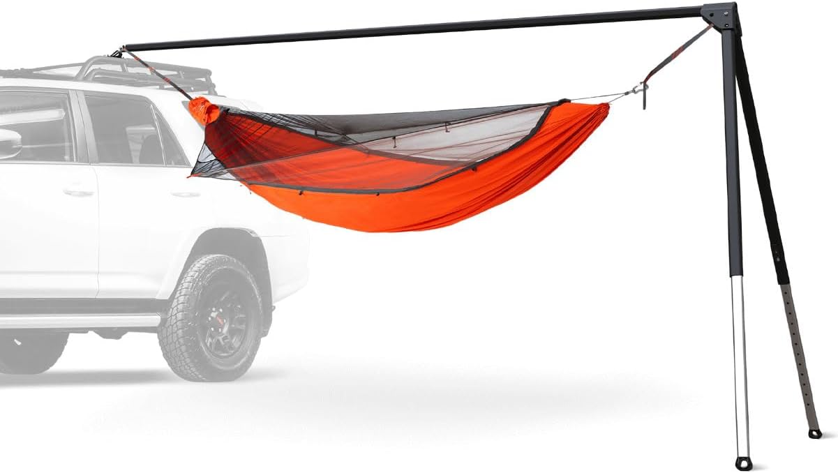 Outpost: Overland Hammock Stand | All-Terrain Capable | Weather-Resistant Durability | Portable and Compact | 60 Second Setup