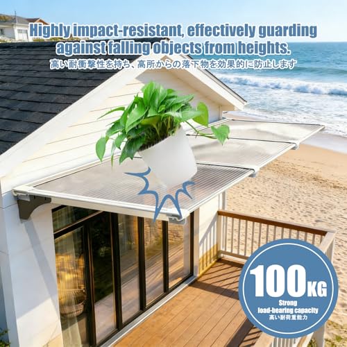 Auvent de protection extérieur résistant aux intempéries 80x80cm