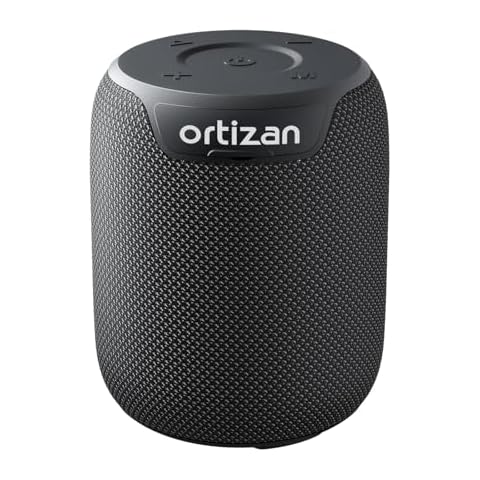 Ortizan Portable Bluetooth Speaker with Big Sound,Punchy Bass,IPX7 Waterproof,15H Playtime,Bluetooth 5.3,AUX&TF Card,Stereo Pairing,Small Wireless Speaker for Outdoor,Electronic Gadgets,Gift Ideas Cover