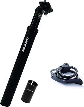 RST0308/RUJOI Bike Seat Posts,Bike Adjustable Suspension Seatpost , Alumium Seatpost for MTB Road Bike,Quick Release seatpost clamp Included
