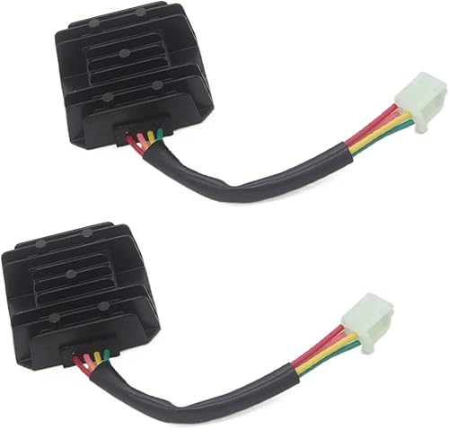 ZOOKOTO Regulador de voltaje rectificador para GY6 125cc 150cc 250cc ATV Dirt Bike Go Kart, ciclomotor y scooter