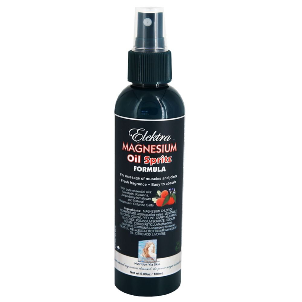 ELEKTRA MAGNESIUMOil Spritz: Potent skin-friendly spray-on magnesium with mandarin scent
