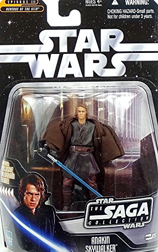 Figurine Anakin Skywalker Star Wars avec Socle Argenté de Collection
