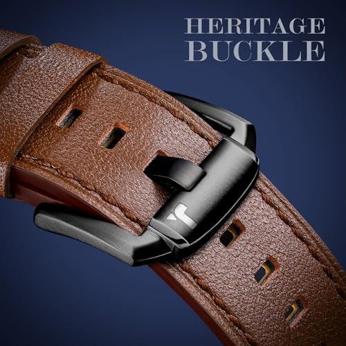 Image of Leather Band for Apple Watch Ultra 3 /Ultra 2 Bands 49mm 46mm 45mm 44mm, Top Genuine Leather Designer Replacement Strap for iWatch Ultra 3 2 1 SE series 11 10 9 8 7 6 5 4 3
