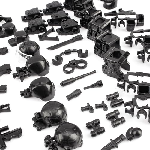 Image of Weapons Pack Military Weapons Accessories Chicken Gear Weapon Parts Toys Military Equipment Battle Blocks Bricks Compatible with Major Brand, 3 Years Old and up, Us Weapons(88pcs)