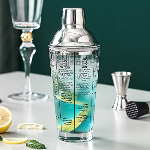Coctelera de cóctel Liudan para preparar combinados sin derrames en barra 4