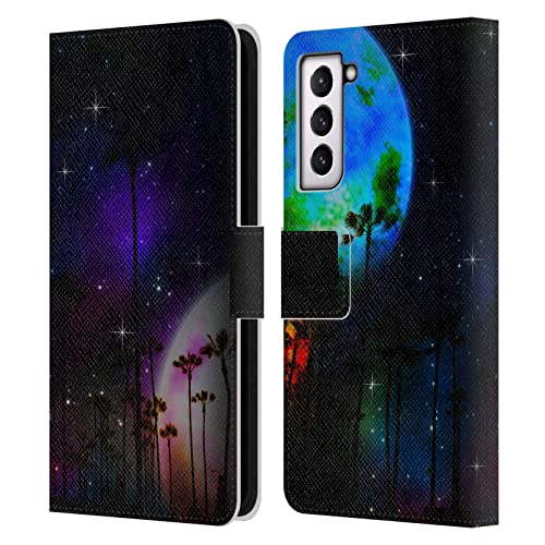 Étui portefeuille Galaxy S21 FE 5G Haroulita en cuir Laguna Ainsi Cal Fantaisie 4