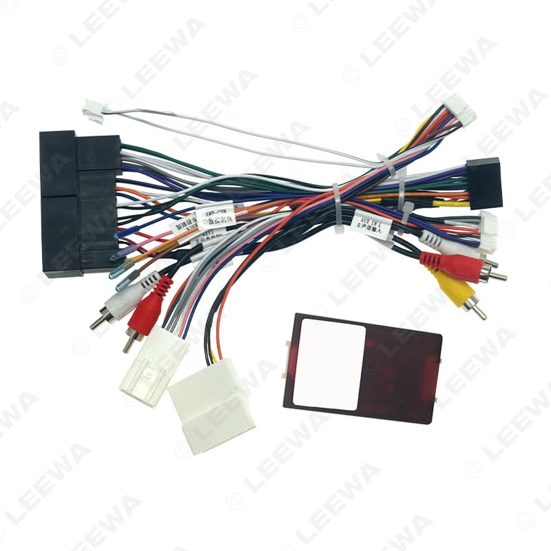 Car 16pin for Audio Wiring Harness with Canbus Box & Amplifier for KIA KX5/KX7 for Hyundai Sonata 9 Stereo Installation Wire #6772 - (Color Name: CANBUS Box)