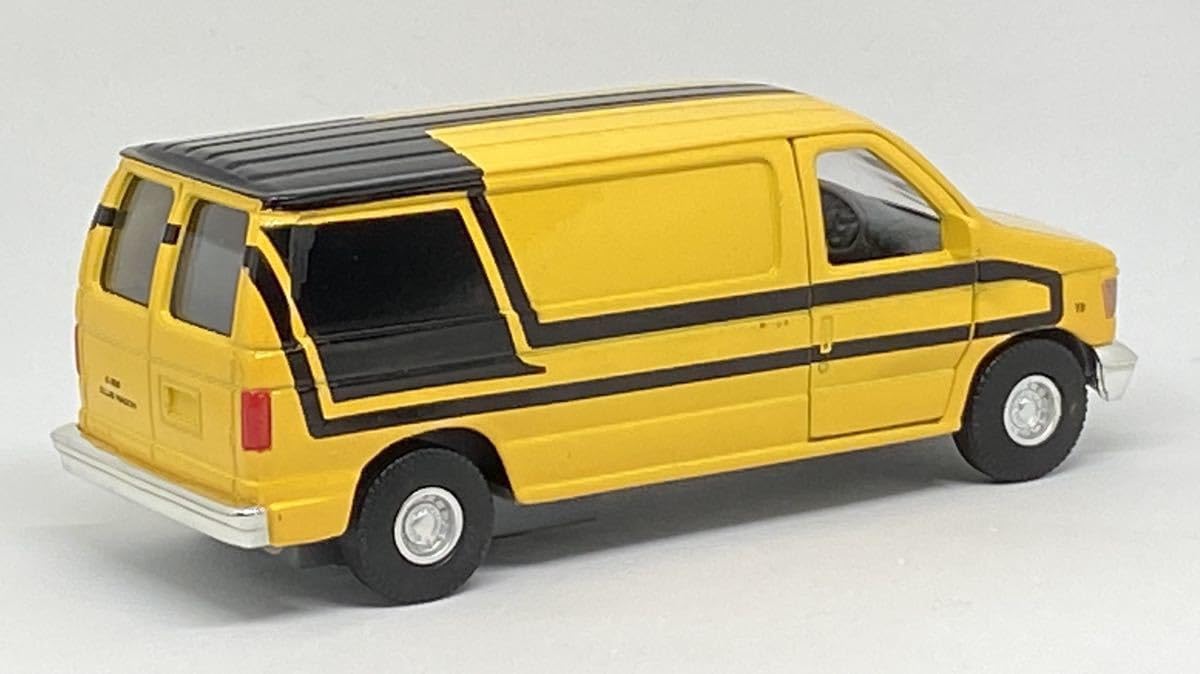 Amazon | TINS TOYS 1/43 フォード エコノライン E350 イエロー FORD E