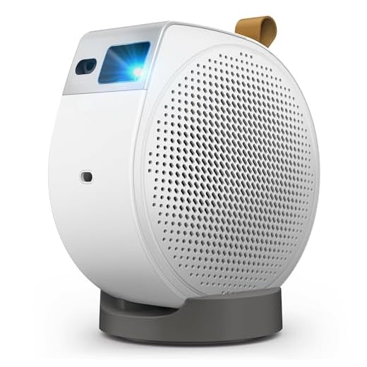 BenQ GV50 | Laser Portable Projector, 500 Lms, Native 1080p, 4K Supported, Ceiling Projection, Tripod Base, Rotating Angle, Google TV, Certified Netflix, WiFi & Bluetooth, Deep Woofer Built in speaker