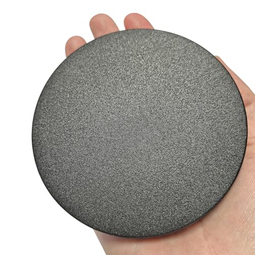 Qrity 2 PCS Plastic Button Plugs, 90mm Round Drill Hole Cover Caps, Snap on Type, Furniture Hole Caps, Black - Image 4