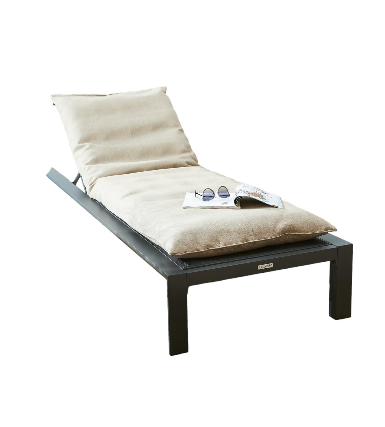 Housse Bain de Soleil Naïa de L’Effet Papillon® - Housse Matelas Jardin 70 x 190 cm Polypropylène [Housse transat Jardin Exterieur] (Sable)