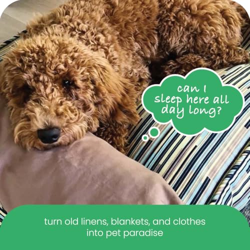 Molly Mutt CD44R Petite Dog Duvet Cover - Round - I Don'T Like Mondays Print - Measures 20’’X20’’X4’’ - 100% Cotton - Durable - Breathable - Sustainable - Machine Washable Dog Bed Cover thumb #6