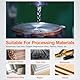 ASNOMY 18mm HSS Schaftfräser CNC Drehmaschine geraden Schaft, 4 Flöte Spiralfräser Schneide Schaftfräsersatz Drill End Mill Fräser Bit