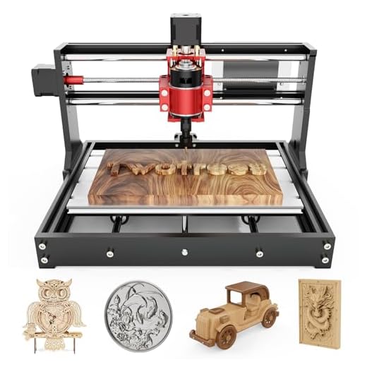 Twotrees TTC 3018 Pro CNC fresatrice aggiornata a 3 assi in metallo per legno/acrilico/MDF/nylon, 300 x 180 x 40 mm area di lavoro