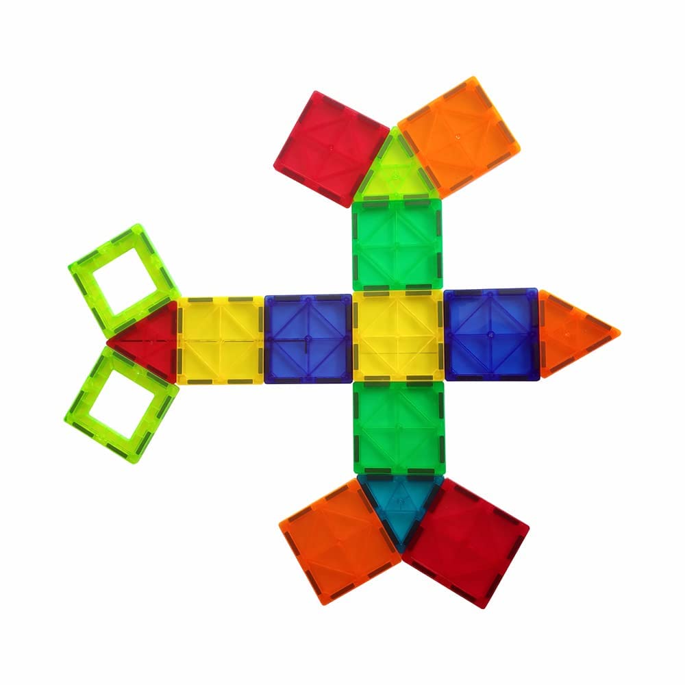 ToyDen 16 Pieces Magnetic Tiles, Set, Constructing&Creative Learning Educational Steam Toy with for Boys&Girls, Multi Color (B0BJ563YYJ) Amazon Price History, Amazon Price Tracker